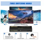 DGODRT HDMI Switch 5 in 1 Out 4K@60Hz, 5 Port HDMI Switcher Box with Remote Cont