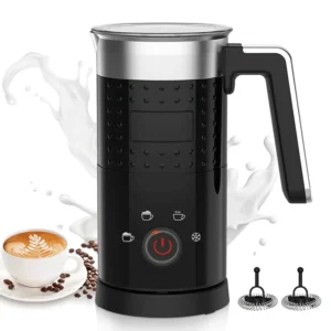 Milk Frother Electric 4 in 1 - Automatic 300ml Large Capacity
