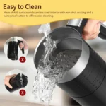 Milk Frother Electric 4 in 1 - Automatic 300ml Large Capacity