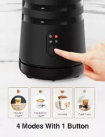 Milk Frother 4 in 1 Electric Milk Frother and Steamer with Warm Function 240ml