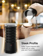 Milk Frother 4 in 1 Electric Milk Frother and Steamer with Warm Function 240ml
