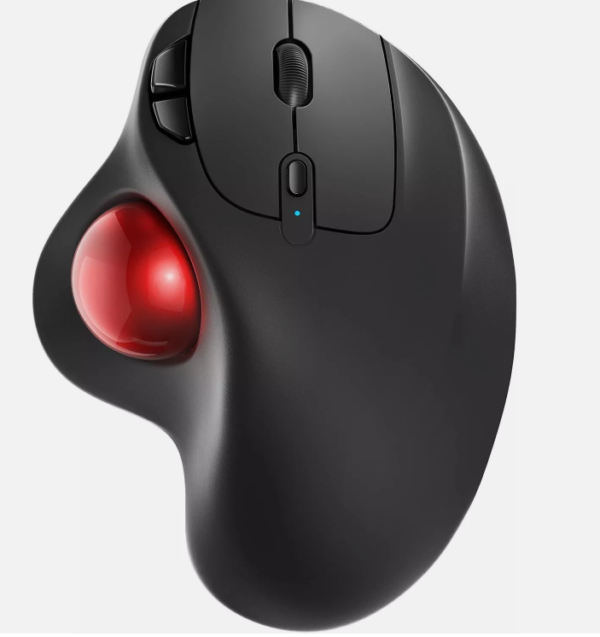 Nulea M501 Wireless Trackball Mouse, Rechargeable Ergonomic Mouse