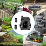 Hygger Submersible Water Pump, 4000L/H 90W Ultra-Quiet Fountain Water Pump, Bot