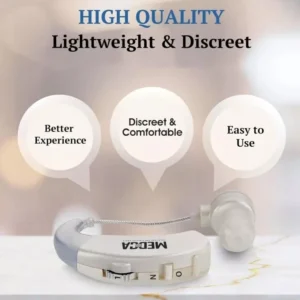 MEDca PSAD Feature White Hearing Amplifier LY-158