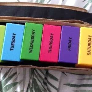 7 day pill box organizer for daily medication management