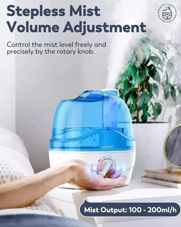 Humidifiers,2.2L Humidifier for Bedroom Baby Room, Air Humidifier with 10H Conti