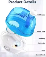 Humidifiers,2.2L Humidifier for Bedroom Baby Room, Air Humidifier with 10H Conti