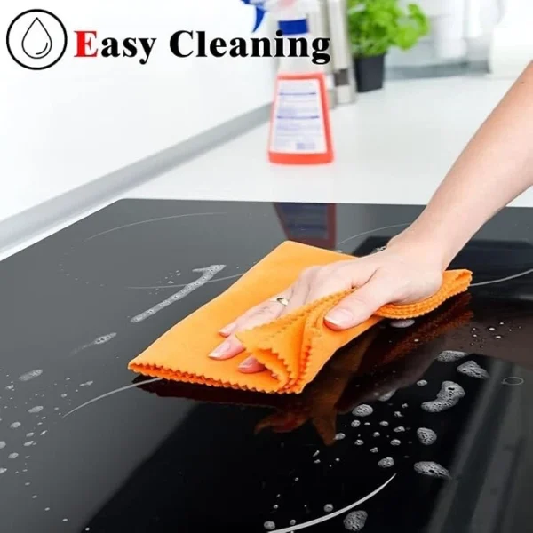 Hobsir hob Ceramic Hob 60 cm Electric Hob 4 Zone with Touch Control 6000W 9 Powe