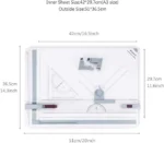 Preciva A3 Drawing, Technical Drafting Table Metric System 51 * 36.5 C