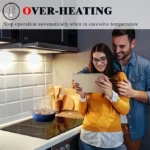 Hobsir hob Ceramic Hob 60 cm Electric Hob 4 Zone with Touch Control 6000W 9 Powe