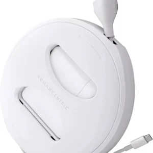 HumanCentric Cord Winder and Organizer for MacBook Chargers, Cable Reel, White