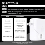 HumanCentric Cord Winder and Organizer for MacBook Chargers, Cable Reel, White