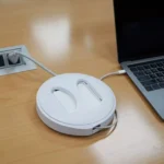 HumanCentric Cord Winder and Organizer for MacBook Chargers, Cable Reel, White