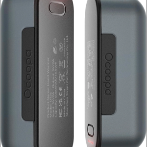 OCOOPA Hand Warmers Rechargeable 2 Pack, Electric Handwarmers Pocket, Grey
