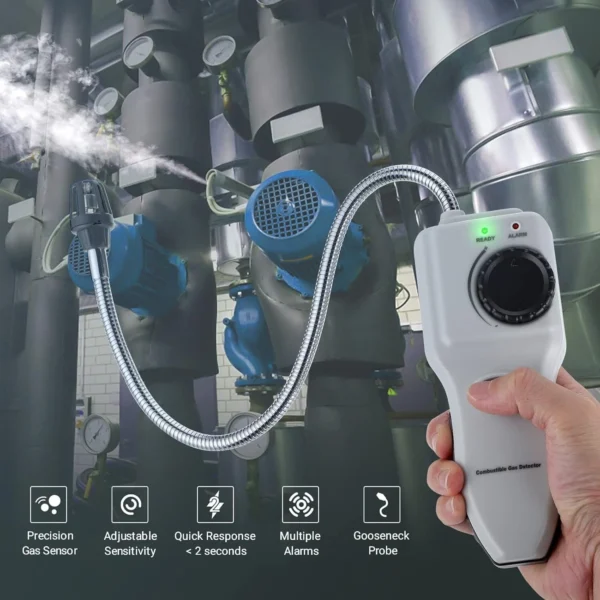 INKBIRDPLUS Gas Leak Detector, Portable Home Natural Gas Leak Sniffer