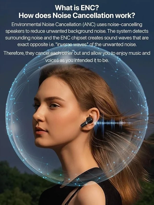 Nakamichi Sound Wireless In-Ear Earphones, Bluetooth 5.3, English TW018ENC
