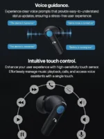 Nakamichi Sound Wireless In-Ear Earphones, Bluetooth 5.3, English TW018ENC