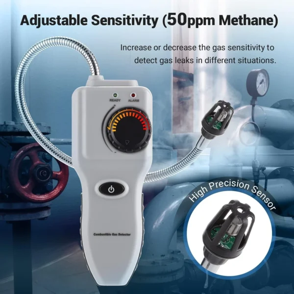 INKBIRDPLUS Gas Leak Detector, Portable Home Natural Gas Leak Sniffer