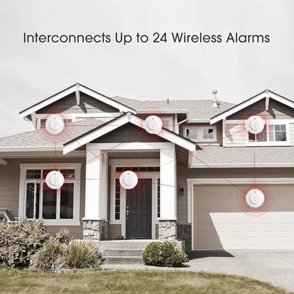 X-Sense Wireless Interlinked Smoke Alarm Detector 3 Pack