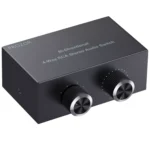 PROZOR RCA Audio Switcher 4(1)-In-1(4)-Out with Volume Control and Selection