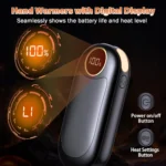 Hand Warmers Rechargeable 2 Pack, 14000mAh Electric Hand Warmers Reusable, 20Hrs