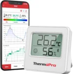 Thermopro TP357 Bluetooth Hygrometer Mini Room Thermometer Indoor with Alerts