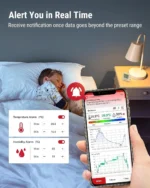 Thermopro TP357 Bluetooth Hygrometer Mini Room Thermometer Indoor with Alerts