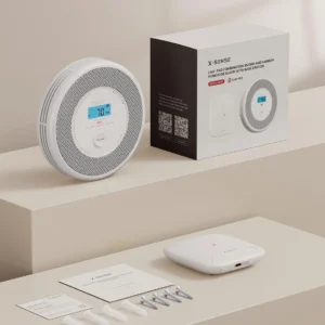 X-Sense Wi-Fi Combination Smoke and Carbon Monoxide Alarm,SBS50 Base, XP0A-MR11
