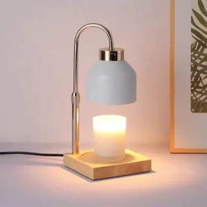 FineFizz candle warmer lamp Aromatherapy Candle Melter Dimmer, white square base