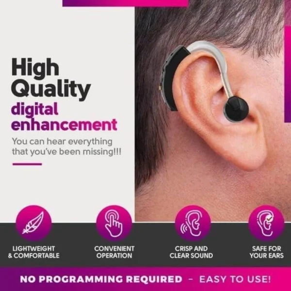 MEDCA Behind The Ear Hearing Amplifier 2 SET