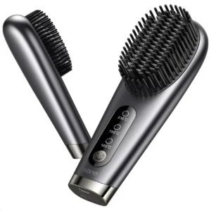 Hair Straightener Brush Portable Cordless Mini Fast 90Sec 230°C 6400mAh Tavel
