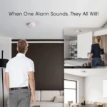 X-Sense Wireless Interlinked Smoke Alarm Detector 3 Pack
