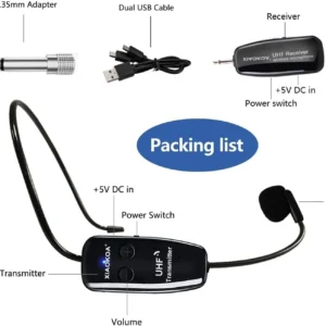 Wireless Microphone Headset for Clear Hands-Free Audio
