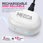 MEDca Rechargeable in-Ear Digital Sound Enhancers – Compact Noise-Reducing Audio