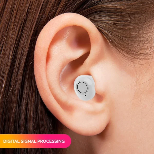 MEDca Rechargeable in-Ear Digital Sound Enhancers – Compact Noise-Reducing Audio