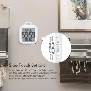 Shower Countdown Timer for Water and Energy Savings