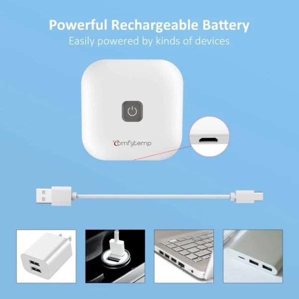 Comfytemp Wirelss TENS Machine for Pain Relief, Nerve Muscle Stimulator for Pain