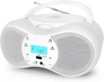 CD-X9C Boombox Portable CD Player, Boombox CD Player Combo for Kids, AC and Batt