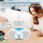 CD-X9C Boombox Portable CD Player, Boombox CD Player Combo for Kids, AC and Batt